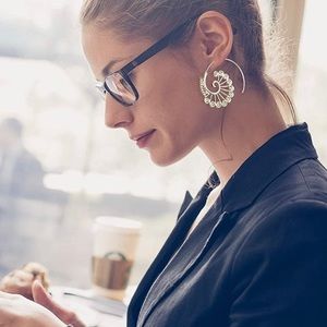 Bohemian Tribal Vintage Hoop Earrings